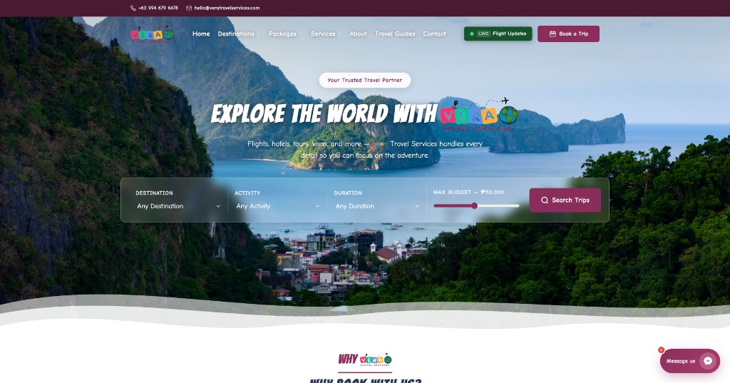 Travel Booking and Services